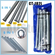 ALi CT-102L Spring Tube Bender Copper Tube 1/4" 5/16" 3/8" 1/2" 5/8" 5 IN 1 SET Aircond Refrigerator