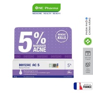 Benzac AC 5 Gel Helps Reduce Inflammatory Acne and Acne - 15g