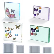 （Lao new de photo frame） Rectangular square silicone mold made of epoxy resin can be used for photo frame table dried flower ornaments DIY crafts