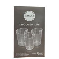 [BUNDLE CUP] Omura Dessert Shooter Puding Susu Rasa Taro & Shooter Cup Gelas Pudding