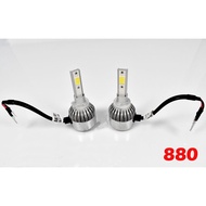 C6 LED Headlight 880 Fog Light 36W * 2 3800LM Bulb High Power 6,000K White