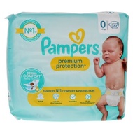 Pampers Premium Protection 22 Nappies Size 0 (Under 3kg)