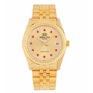 Roscani Carson G 497G 36mm Bracelet Men Gold Watch BG 497529