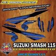 Suzuki Smash 115 underbone decals