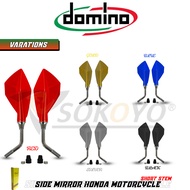 Top 1 1Pair Side Mirror Short Stem For Honda Rusi Motorcycle ABS Side Mirror Motorcycle