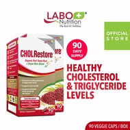 [2 Boxes] LABO Nutrition CHOLRestore Red Yeast Rice - Cholesterol Triglyceride Blood Lipid Cardiovascular Health