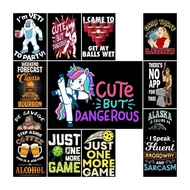Cute But Dangerous Text Art Poster  Chic Interior Design Wall Print for Home Decor