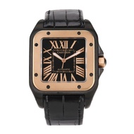 Cartier Santos 18k Gold Titanium Automatic Mechanical Watch Men W2020009 Cartier