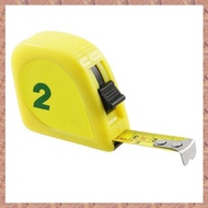 yellow 2M 6FT tape meter measuring tape scale metal capsule(R F C V)