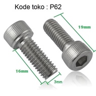 Screw Baud M3 16mm M3*16mm Hex Bolt Frame DJI F450 F550 Drone part ELECTRIC EQUIPMENT ETC