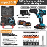 JLD 766VF Baterai Bor tangan tanpa kabel / Mesin bor cordless / Bor dampak /Elektrik Drill/ bor list