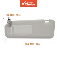 OE TDY1-69-320, TDY1-69-320C-75, TDY1-69-320D-75 Sun Visor Replacement for Mazda CX-9 2010-2015 Sunv