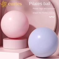 CURTES Yoga Ball, 25cm PVC Pilates Ball, Pilates Equipment Thickened Mini Exercise Anti Burst Fitnes