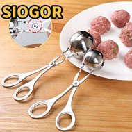 SIOGOR Stainless Steel Croquettes Mold Ice Cream Kitchen Meat Ball Scoop