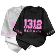 Infiless 1312 Trendy Oversized Number T-Shirt 1312 ACAB