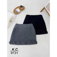 QC CV9731-B2TH evening dress with ruffled hem and elastic waistband - NhiNhi Shop