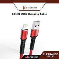 Ldnio Toughness Mirco/IOS USB Cable Fast Charging - 6 Times Stronger And Durable (2.4A) LS63