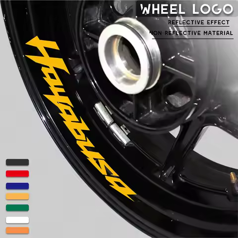 Motorcycle Wheel Sticker Reflective Moto waterproof rim decal Rim Tape suitable for SUZUKI HAYABUSA 