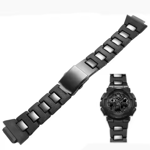 Metal WatchBand For Casio Gshock DW-6900 DW9600 DW5600 GW-M5610 Strap High Quality Bracelet Stainles