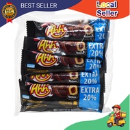 (11pcs) Snek Nabati Ahh' Richoco Chocolate Coated Snack Biscuit Nabati, Snek Nabati Coklat