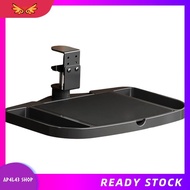 [ap4l43.] Easy to Install Organizer 360° Rotating Under Desk Mouse Tray Convenient Easy to Install