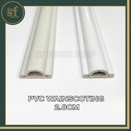 Wainscoting PVC DIY 2.8cm [Panjang 145cm][READY STOCK]