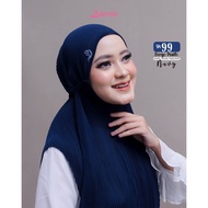Hijab Bergo Instan Maryam Plisket By Yasmin Hijab Ys 99 jilbab tali belakang premium
