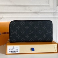 LV_ Bags Gucci_ Bag Black Flower Zipper Vertical Men's Multifunctional Wallet M63095 ARFH