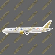 Bay Airlines B787 Realistic Civil Aircraft 3M Sticker Size 165mm