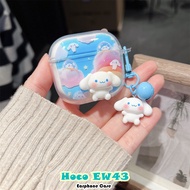 【Direct supply】For Hoco EW43 Case DIY Cute Cat Soft Silicone Earphone Case Casing Cover
