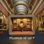 Museum Of Us Gift | 3D Frame miniature museum | 20x15 cm Custom 6 photos Happy Birthday gift