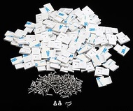 150 Pcs Screw Clips for Permanent Outdoor Lights with M3*12mm 316 Stainless Steel Screws Included Co
