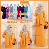 Dolly Adra Baju Peplum Kembang Payung Baju Kurung Peplum Kurung Baju Kurung Plus Size Kurung Plain K