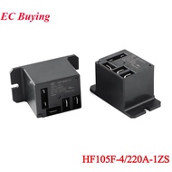 2pcs/1pc HF105F HF105F-4/220A-1ZS HF105F-4-220A-1ZS 30A 220VAC 5Pin High Power Relay Relais Rele