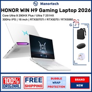 HONOR WIN H9 Gaming Laptop 2026 Ultra 9 290HX Plus / Ultra 7 251HX | RTX 5070Ti / RTX5070 / RTX5060 