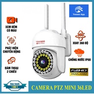 Camera  Wifi Yoosee Ngoài Trời Mini 36 Led Xoay 360 Độ HD1080P