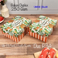 Contents: 10 Boxes of Bread Snack Cakes R3A Size 13.5x10.5x6.5 cm TROPICAL Motif DUPLEX LaceORANGE B