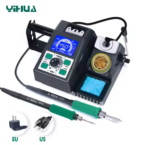 YIHUA 982 Double Solder Iron Handle C245 C210 Electronic Welding Rework Station Repaid Heating Solde