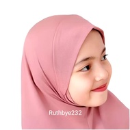 Malay Chin Hijab for Children 0-4 Years Premium Jersey Malaysian Chin Hijab for Children Malay Chin 