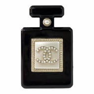 CHANEL CC 香水樽 珠珠 胸針