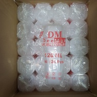 [HR11] THINWALL DM CONTAINER 120 ML / KOTAK MAKAN DM 120ML