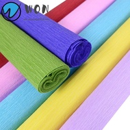 WON Flower Wrapping Bouquet Paper, DIY Handmade flowers Crepe Paper, Funny Production material paper