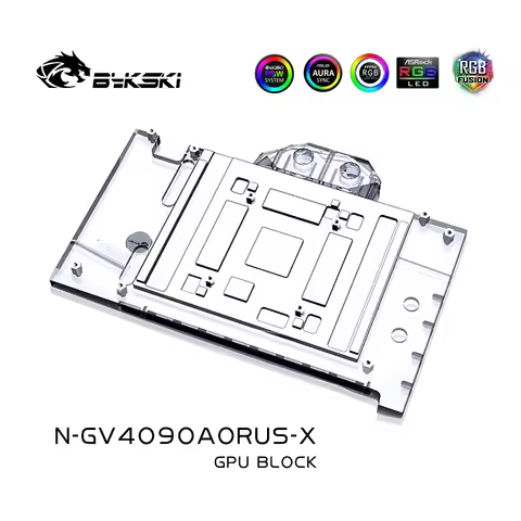 Bykski N-GV4090AORUS-X GPU Block for GIGABYTE AORUS RTX 4090 MASTER 24G / GAMING OC Video Card Water