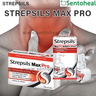 Strepsils Max Pro - Sore throat lozenges 16s - Honey Lemon/ Direct Spray 15ml