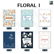 Planner Booklet 2025 FLORAL B5 SIZE | Simple Planner Book | Monthly Planner 2025