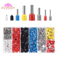 Insulated End Set Wire Connector Kit 1200PCS Assortment Ferrule Wire Connector Kit Insulated Cord Pi