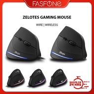 ZELOTES Gaming Mouse | Wireless Mouse | Vertical Mouse Wireless | Ergonomic Vertical Mouse | Portabl