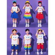 Cheerleading Costume Performance Group Day Children Vitality Wave Cute Elementary School Students Sp
