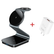 ZUZG Wireless Charger for Magsafe Devices Fast 3 in 1 Magnetic Wireless Charging Station Compatible 