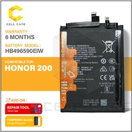 Battery Bateri For Honor 200 Hb496590Eiw (5200Mah)